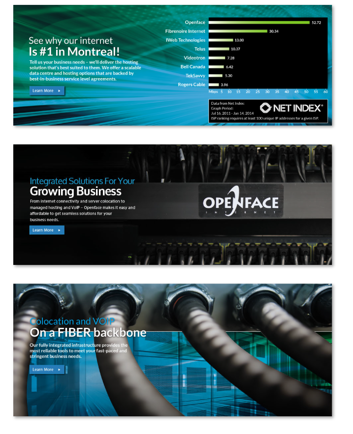 openface site banners