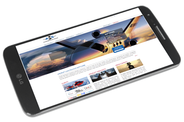 aircraft maintenance site page design